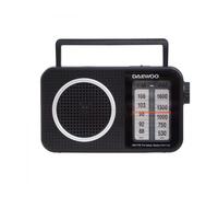 Radio portátil daewoo dw1124/ negra