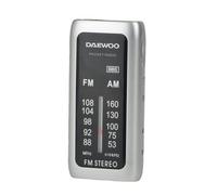 Daewoo DW1129 Radio Portátil Mini Plata