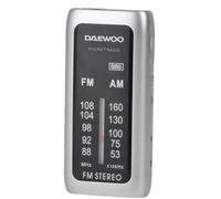 Radio Portátil Daewoo DW1129/ Plata