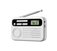 Radio Portátil de Bolsillo, Radio Personal Recargable AM/FM con Conector para Auriculares para Emergencias Al Aire Libre en la Escuela