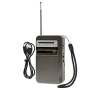 Radio portátil de múltiples Bandas - Prevención de desastres al Aire Libre Am/FM Equipo | Dispositivo de Audio de Supervivencia y Emergencia, Radio estéreo portátil con Auriculares de 3.5 mm