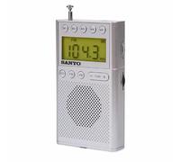Radio Portátil Digital Sanyo Plateado Am/FM - Marca: Sanyo - EAN: 8432068023530