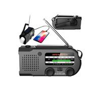 Radio Portátil - ER-01 - Solar FM/AM - Bluetooth - 3W - Negro