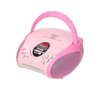 LENCO SCD24 Rosa Radio FM Reproductor de CD