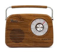 Radio Portátil Grande Sanyo KS137M Retro con Bluetooth, USB y TF