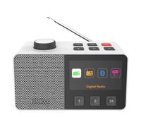 Radio portátil Kenwood CR-M70DAB-W pantalla a color Bluetooth USB 5 W blanco