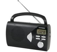 Radio portátil Metronic 477205 digital AM FM pantalla LCD negro