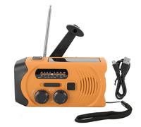 Radio portátil para preparación ante huracanes, alarma SOS potente, alimentación solar con manivela, buena calidad, buena calidad, buena calidad,