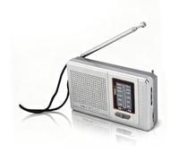Radio Portátil Pequeña a Pilas, Am/FM, Chip DSP para Mejor Recepción, Altavoz Integrado con Sonido Claro y Profundo, Ideal para Viajes, Emergencias, Senderismo y Regalos a Personas Mayores