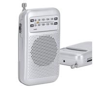 Radio Portatil Pequeña a Pilas - Transistor a Pilas Am/FM, Diseño Retro, Altavoz 3W, Salida Jack, Ideal para Emergencias, Camping y Supervivencia - Radio sin Enchufe
