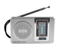 Radio Portatil Pequeña Am FM, 9.6x6cm Radio a Pilas Portatil con Altavoz, Conector para Auriculares, excelente recepción y Sonido de Graves estéreo