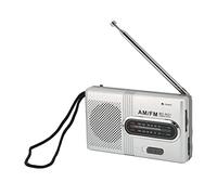 Radio Portatil Pequeña, Am FM Transistor Radio 5W Speaker Radios de Bolsillo Portátil Duradero, Altavoces Grandes, Adecuados para el Hogar Al Aire Libre, para Ancianos