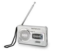 Radio Portátil, Pequeña Mini Radio Meteorológica de Emergencia Am FM Transistor Radio con Conector para Auriculares Radio con Pilas para Interiores Y Exteriores
