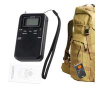 Radio Portatil Pequeña, Radio A Pilas Am FM, Mini Radios De Bolsillo, Radios De Transistores Compacta, Reproductor De Música, Stéreo con Pilas Y Altavoz Grande