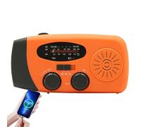Radio Portatil Pequeña | Radio a Pilas Am FM | Solar R-Adios de Emergencia | 5 en 1 Mini R-Adios de Bolsillo con Linterna 3 Luces & Banco energía | Transistores Ra-Dios Pequeños para Cortes Energía