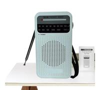 Radio Portátil Pequeño | Radio Am Portátil | Electrónica a Pilas con Altavoz Inalámbrico y Sintonizador para Acampar Relajante, Hogar, Playa, Escuela, Trabajo, Gimnasio, Viajes y Personas Mayores