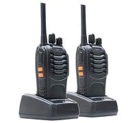 Radio portatil PNI PMR R40 Pro, 2 Piezas, 0.5W, ASQ, Tot, Monitor, programable, baterías de 1200mAh, Cargadores y Auriculares incluidos, VOX Function