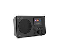 Radio portátil Pure Elan One Dab+ con Bluetooth 5.0 (Radio Dab/Dab+ y FM, Pantalla de 2,4", 20 preselecciones, 3 Botones de preselección, AUX de 3,5 mm, Funcionamiento con batería, USB) Negro