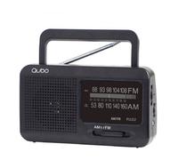 Radio Portátil Qubo R-222/ Negro