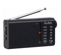 Radio Portátil Qubo RS-2/ Negro