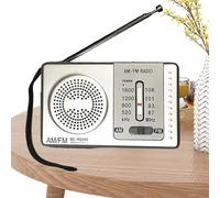 Radio Portátil - Radio Am/FM | Mini Receptor Portátil | Antena Telescópica | Receptor De Bolsillo | Reproductor De Música | Transmisor De Transistores Compacta Estéreo | Transmisor De Sobremesa Am/FM