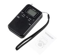 Radio portátil: radio AM FM, radios con pilas, radios de bolsillo portátiles de 4,92 x 2,28 x 0,71 pulgadas con altavoz, mini de viaje para recepción de larga distancia, senderismo compacto de emergen