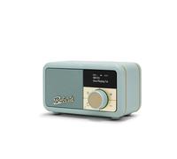Radio portátil Roberts Revival Petite 2 digital DAB FM Bluetooth verde con alarma