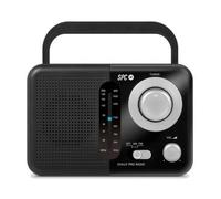 SPC Valdi Radio Portátil Analógica Negro