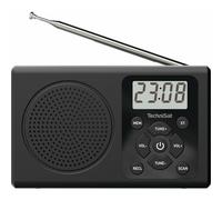 Radio portátil TechniSat TRAVELRADIO 300 DAB+ FM LCD 30 presintonías USB negro