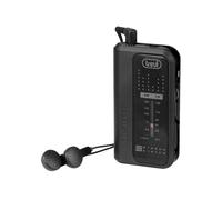 Radio portátil Trevi RA 738 FM analógica negro compacta con altavoz