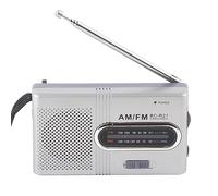 Radio portátil Universal Am/FM con Altavoces estéreo, Receptor y Reproductor de música.