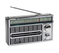 Radio portátil vintage AM/FM/SW para personas mayores, radio portátil para exteriores, con llave de ajuste de perilla para exteri