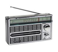 Radio portátil vintage AM/FM/SW para personas mayores, radio portátil para exteriores, con llave de ajuste de perilla para exteriores