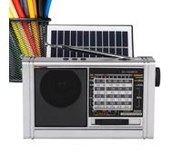Radio Recargable - Radio FM Portátil con Batería Recargable,Linterna Potente con Altavoz Multibanda para Escuela, Trabajo, Gimnasio, Relajación, Viajes, Playa, Hogar y Exteriores para Mujeres y