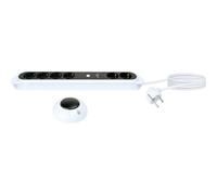 Radio Regleta Enchufes 6-fach Interruptor de Pie Alcance 20m Enchufe Múltiple