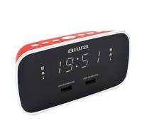 Radio Reloj Despertador AIWA Cru19rd Rojo