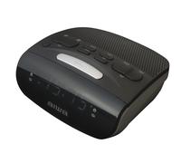 Aiwa CR-15: Radio Reloj Despertador, Pequeño, con función Snooze & Sleep, Despertador por Radio o Alarma