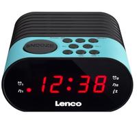 Lenco CR-07 Reloj Negro, Azul radio