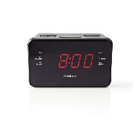 Nedis CLAR002BK - Radio Reloj