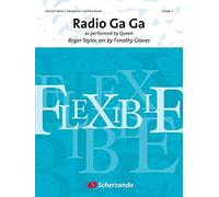 Radio Roger Taylor, Ga Ga-4-Part, banda flexible y óptica. Piano-SCORE