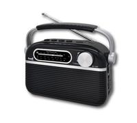 Radio sami ac/dc 3 bandas negro vintage bt/usb/mic