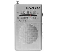 Radio Sanyo de Bolsillo Am/FM Color Plata Modelo ks125P