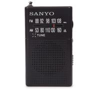 Radio Sanyo de Bolsillo Color Negra Modelo KS125N Sintonizados Am/FM