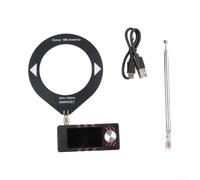 Radio SI4732, banda completa para receptor dsp AM para fm SW LW con pantalla IPS de 1.9 pulgadas y circuito Hi-Z, onda corta portátil (negro)
