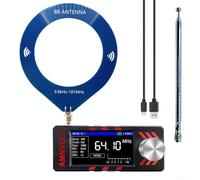 Radio SI4732, banda completa para receptor dsp AM para fm SW LW con pantalla IPS de 1.9 pulgadas y circuito Hi-Z, onda corta portátil (azul)