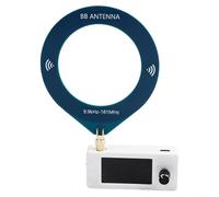 Radio SI4732 con pantalla IPS a color de 1,9 pulgadas, batería de 800 mAh, recepción HF/SW/MW/VHF, para control ESP32-S3, antena de bucle portátil, para exteriores, viajes y pasatiempos de onda corta