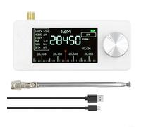 Radio SI4732 con pantalla IPS a color de 1,9 pulgadas, batería de 800 mAh, recepción HF/SW/MW/VHF, para control ESP32-S3, antena de bucle portátil, para exteriores, viajes y pasatiempos de onda corta