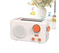Radio Solar - Batería Solar Portátil,Radio Recargable de manivela con batería de 2000 mAh y Linterna LED | para Cortes de luz, hogar, Exteriores, Viajes, Senderismo y campismo