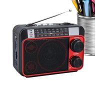 Radio Solar con Energía Solar - Radio Am/FM con Luz y Reproductor Musical,Herramienta de Alerta Meteorológica y Accesorios de Supervivencia para Senderismo, Caminatas y Escalada