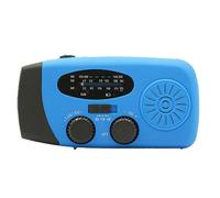 Radio Solar De Emergencia con Manivela, Am/FM Radio Portatil Pequeña Pilas, Radios Solar Dinamo Y Recargable, Linterna Dinamo Outdoor Radios De Bolsillo A Portátil para Viajes Camping Ciclismo